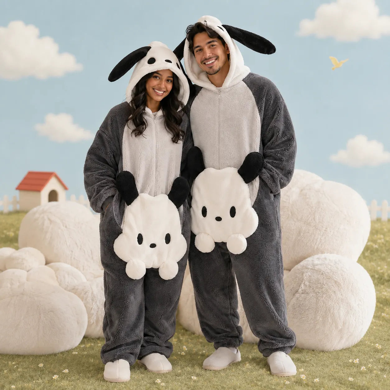pyajama plaid snoopy