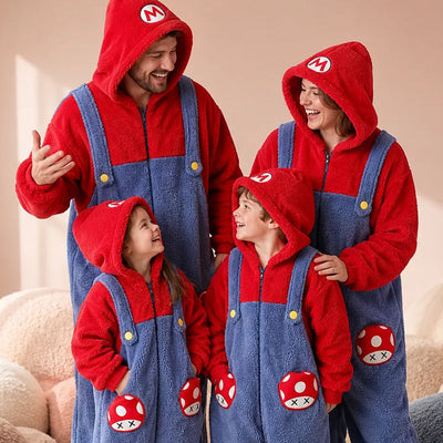 Pyjama polaire en famille assortie